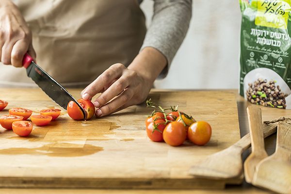 סלט עדשים ירוקות