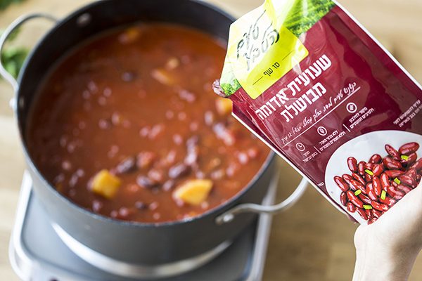 מרק שעועית אדומה