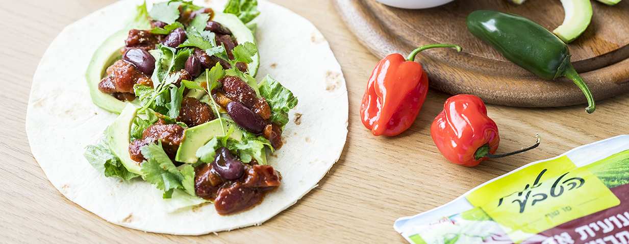 תבשיל שעועית בסגנון מקסיקני