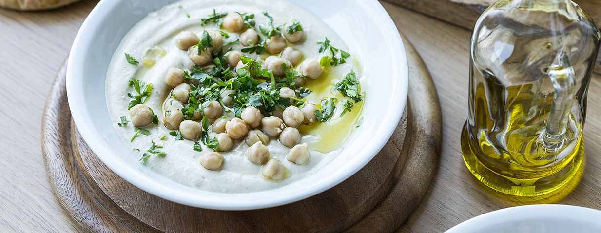 ממרח חומוס ביתי