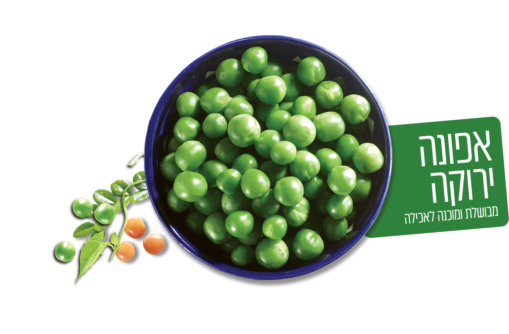 אפונה ירוקה בקופסה