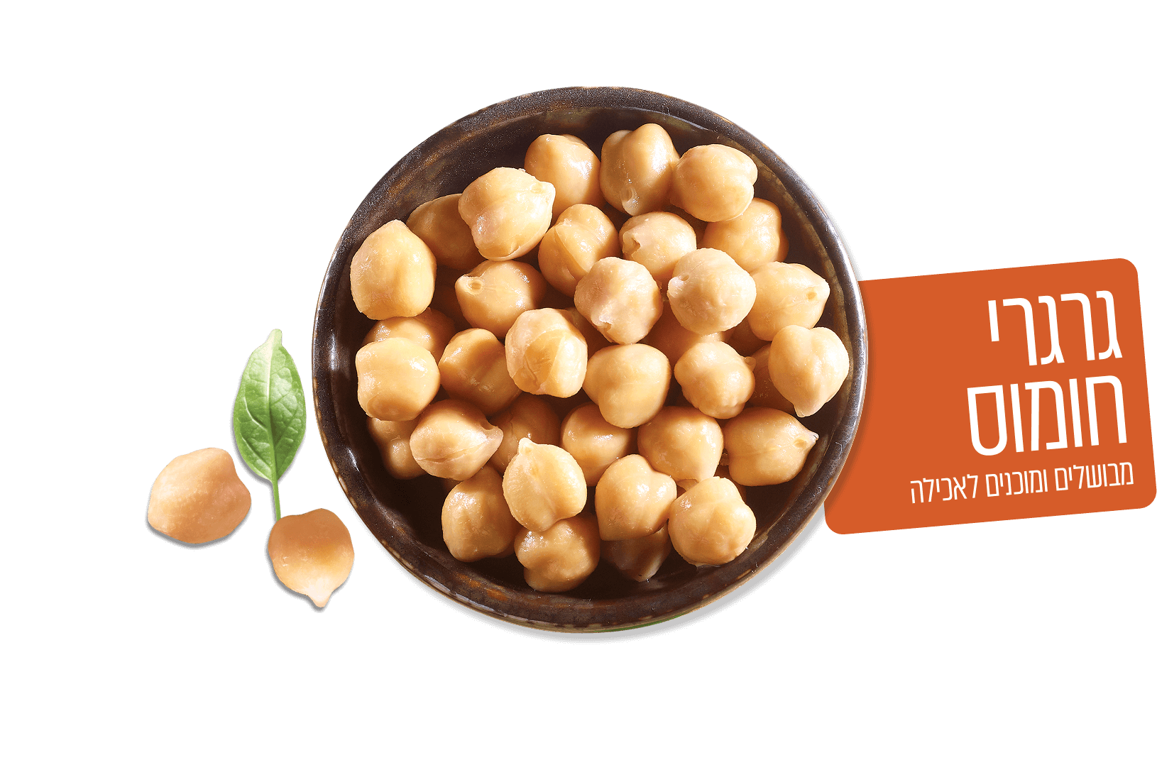 גרגרי חומוס בקופסה