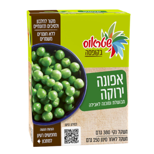 אפונה ירוקה בקופסה