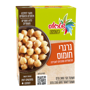 גרגרי חומוס בקופסה